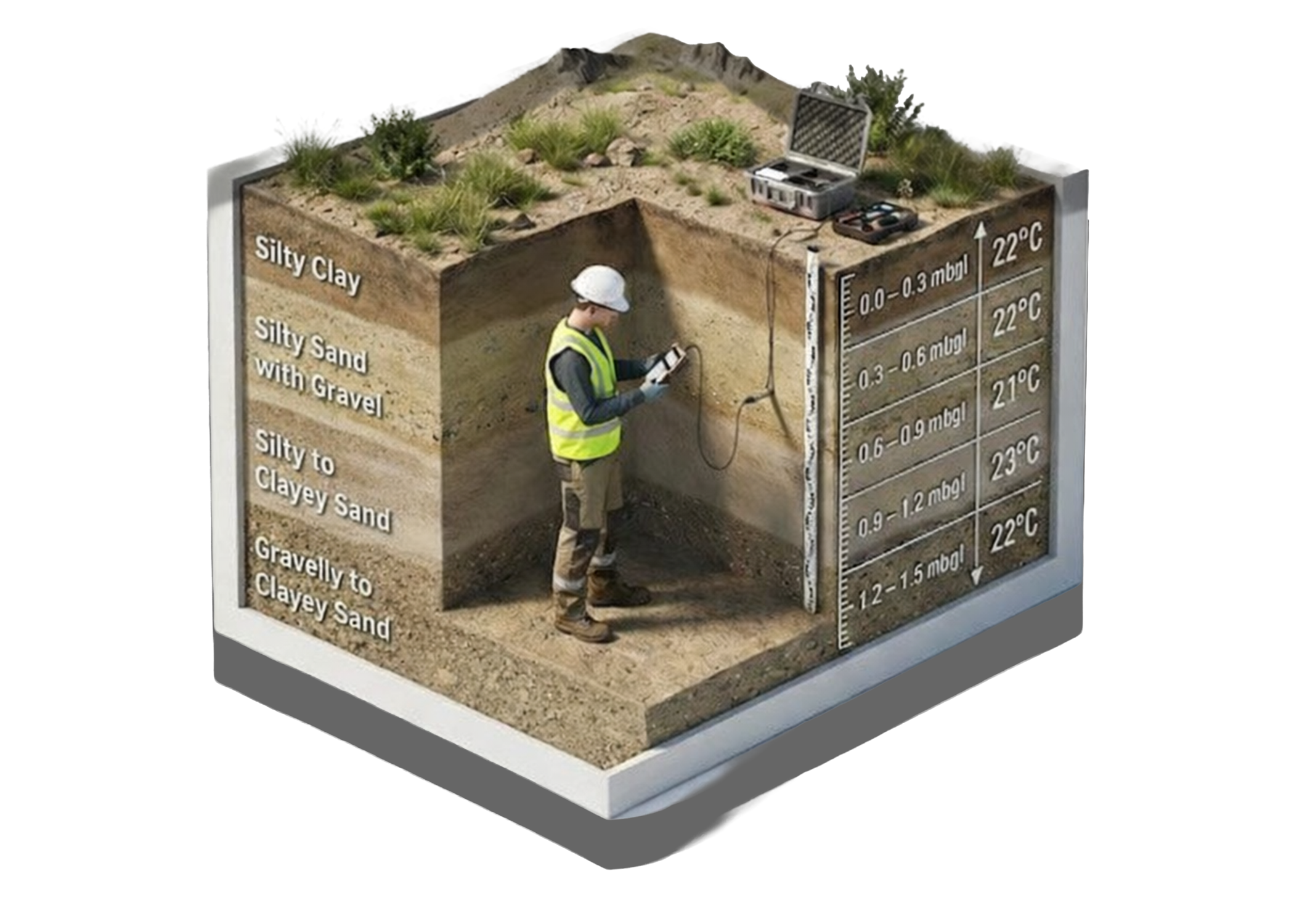 Thermal Resistivity Testing for Ground Properties